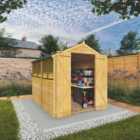 Mercia Overlap Apex Double Door Value Shed - 8 x 6ft