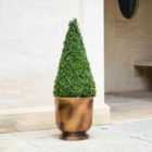 Ivyline Outdoor Hampton Metal Urn 22cm - Copper