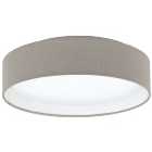 Eglo Pasteri LED Brown/Taupe Ceiling Light - 3.6W