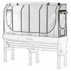VegTrug Medium 1.8m Wallhugger Multi Cover and Frame Set