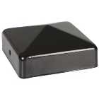 DuraPost Anthracite Grey Post Cap with Bracket - 75 x 75mm