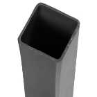 DuraPost Anthracite Grey Steel Corner / Gate Fence Post - 75 x 75 x 1800mm