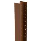 DuraPost Sepia Brown Steel Fence Post - 55 x 54 x 2400mm
