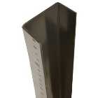 DuraPost Sepia Brown Steel Fence Post U Channel - 56 x 30 x 1800mm