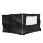 Outsunny 3m Replacement Gazebo Side Panels - Black