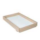 Babymore Luno Veni Cot Top Changer Oak Effect