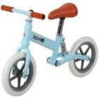 HOMCOM Kids Balance Bike with Low Slung Metal Frame & Non Slip Tyres - Blue