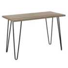 Solstice Narvi Retro Desk - Rustic Oak