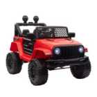 HOMCOM Kids SUV Truck 12VElectric Ride On Car with Remote Control - Red