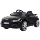 HOMCOM Kids Audi TT RS Ride On Car with Remote - Black