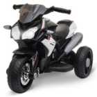 HOMCOM Kids Electric Motorcycle Ride On Toy 6V with Music, Horn & Lights - Black