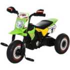 HOMCOM Kids Pedal Tricycle Ride-On with Music & Lights - Green