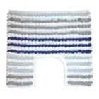 Allure Merlin Striped Pedestal Mat - Mustard