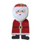 Allure Christmas Santa 2 Piece Bathroom Set - Multi