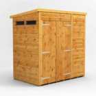 Power Pent 6' x 4' Double Door Security Shed