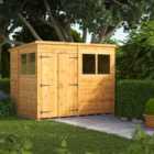 Power Pent 8' x 6' Double Door Garden Shed
