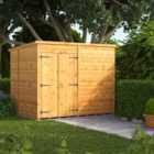 Power Pent 8' x 6' Windowless Double Door Garden Shed