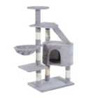 PawHut Multi Level Cat Tree Activity Centre - Grey