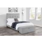 Sorrento High Headboard Bed Super King Light Grey
