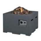 Happy Cocooning Square Cocoon Fire Pit - Grey