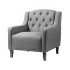 Portland Fabric Armchair Grey