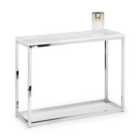 Julian Bowen Scala Console Table - White Marble