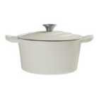 Premier Housewares Cast Iron Casserole Dish - Matte White