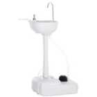 Outsunny Portable Camping Sink with Towel Holder