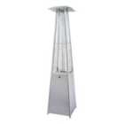 Lifestyle Tahiti II 13kW Flame Patio Heater - Stainless Steel