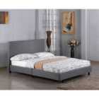 Fusion Fabric Double Bed Grey