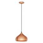Rounded Copper Pendant