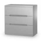 Julian Bowen Manhattan 3 Drawer Chest Grey