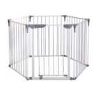 Dreambaby Royal Converta 3 In 1 Metal Playpen, Wide Barrier, Fire Barrier White
