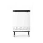 Brabantia 2 x 45L Bo Laundry Bin with Plastic Lid - White