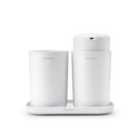 Brabantia Renew Bathroom Accessory Set Of 3 - White