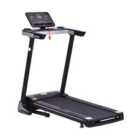HOMCOM Treadmill Electric 1-12Km/h Motorized Power Folding Running Machine