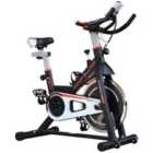 HOMCOM Exercise Bike Racing Bicycle Cardio Adjustable Resistance LCD Display Gym