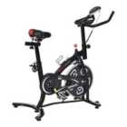HOMCOM Exercise Training Bike Indoor Cycling Bicycle Trainer LCD Monitor