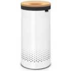 Brabantia 35L Laundry Bin with Cork Lid - White