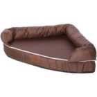 Bunty Medium Cosy Corner Couch Bed - Brown