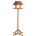 PawHut Wooden Bird Feeder w/ Cross-shaped Support Feet