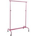 Home Vida Single Garment Rack Pink