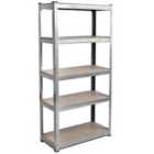 Home Vida 5 Tier Shelf Galvanised