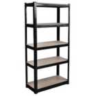 Home Vida 5 Tier Shelf Black