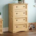 Vida Designs Corona 4 Drawer Chest