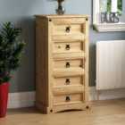 Vida Designs Corona 5 Drawer Narrow Chest