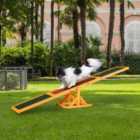 PawHut New Pet Seesaw Dog Training & Agility Equipment - Natural Wood