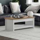 Arlington Sliding Top Coffee Table White