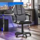 Vida Designs Comet Racing Gaming Chair Grey And Black