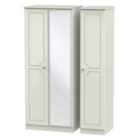 Ready Assembled Lisbon Triple Door Wardrobe Ash